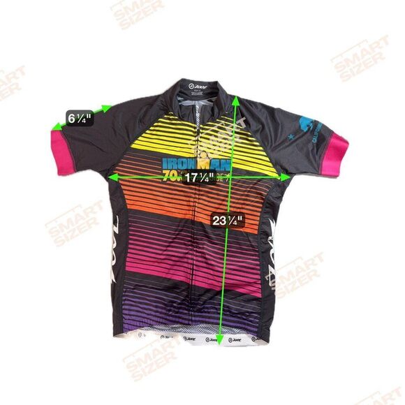 Ironman 70.3 Oceanside Zoot Cycling Jersey S Black Rainbow Triathalon READ - Picture 6 of 6